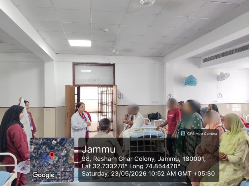  Students of MSc Nursing 1st Year, Mental Health Nursing Department, celebrated “World Schizophrenia Day” at Govt. Psychiatric Diseases Hospital, Jammu. On this occasion, the students provided psychoeducation regarding schizophrenia to create awareness about the condition. They also engaged patients ...