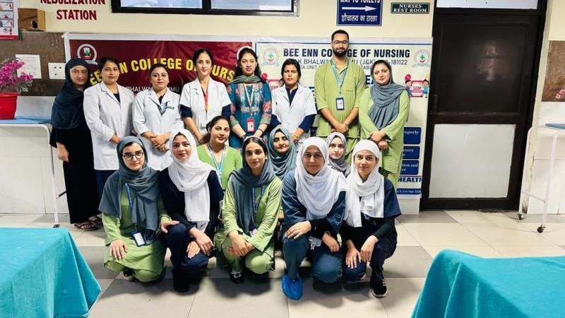  The M.Sc Nursing first year students of Child Health Nursing Department conducted Diarrhea prevention awareness program at SMGS Hospital, Jammu on 22.07.25 under the guidance of Mrs. Sain Priya, HOD, Child Health Nursing Department.