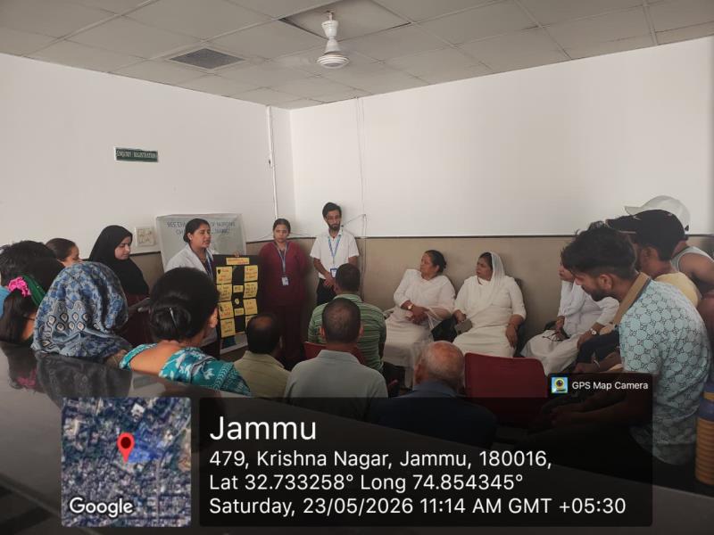 Students of MSc Nursing 1st Year, Mental Health Nursing Department, celebrated “World Schizophrenia Day” at Govt. Psychiatric Diseases Hospital, Jammu. On this occasion, the students provided psychoeducation regarding schizophrenia to create awareness about the condition. They also engaged patients ...