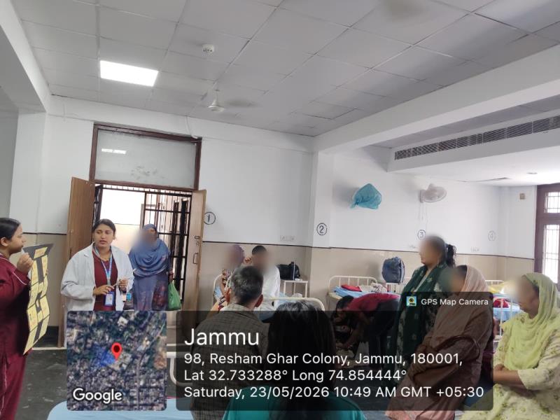  Students of MSc Nursing 1st Year, Mental Health Nursing Department, celebrated “World Schizophrenia Day” at Govt. Psychiatric Diseases Hospital, Jammu. On this occasion, the students provided psychoeducation regarding schizophrenia to create awareness about the condition. They also engaged patients ...